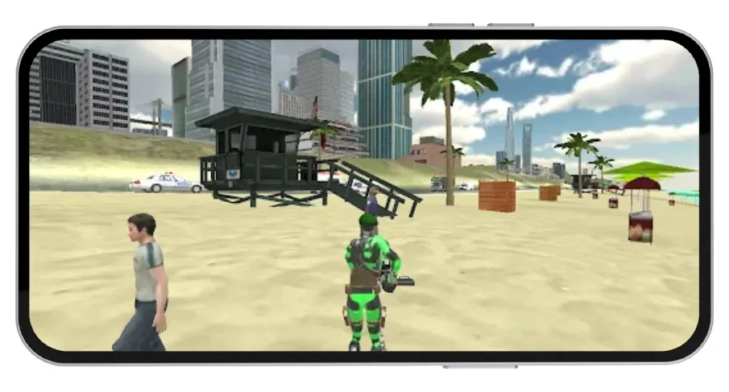 Green Rope Hero Vegas City Mod APK v1.2.9 (Unlimited Money) 2026 5 Green Rope Hero Vegas City Mod APK