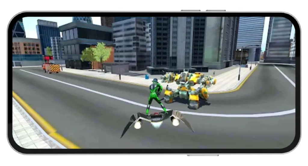 Rope Frog Ninja Hero Car Vegas Mod APK